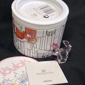 Swarovski LovLots House of Cats Kitty Figurine w Bow ‘Katie’ Retired in box